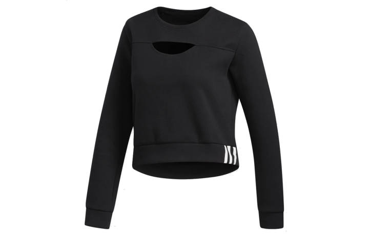 Adidas Adidas Sweatshirts Women's Black Crew Neck Moderate Regular