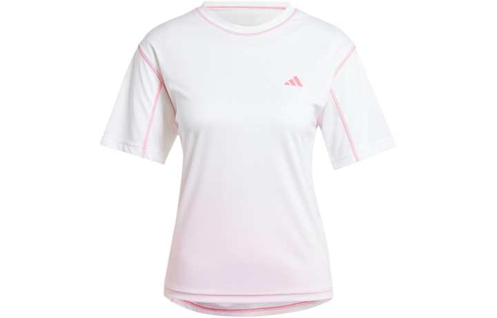 Adidas Adidas Drop Shoulder Sleeve Running T Shirt Women's Clear Pink
