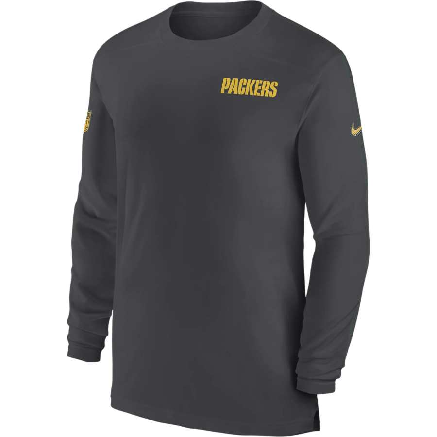 Nike Nike Green Bay Packers Sideline Coach Men's Nike Dri FIT Nfl Long Sleeve Top