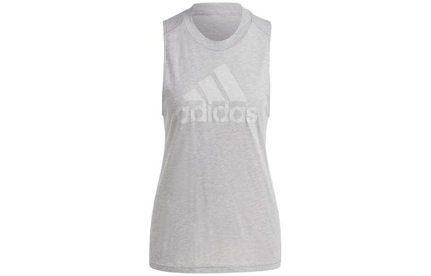 Adidas Adidas Women's Sportswear Future Icons Winners 3.0 Tank Top Medium Grey Heather/White