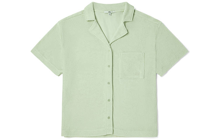Vans Shirts Women's Avocado Green Square Collar Moderate Other