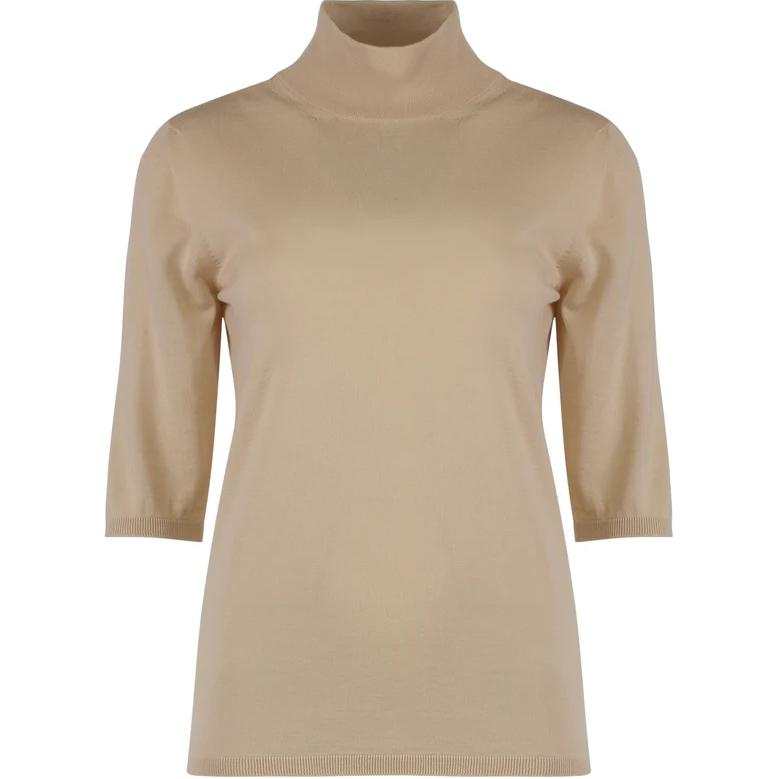 MaxMara Max Mara High Neck Half Sleeved Jumper