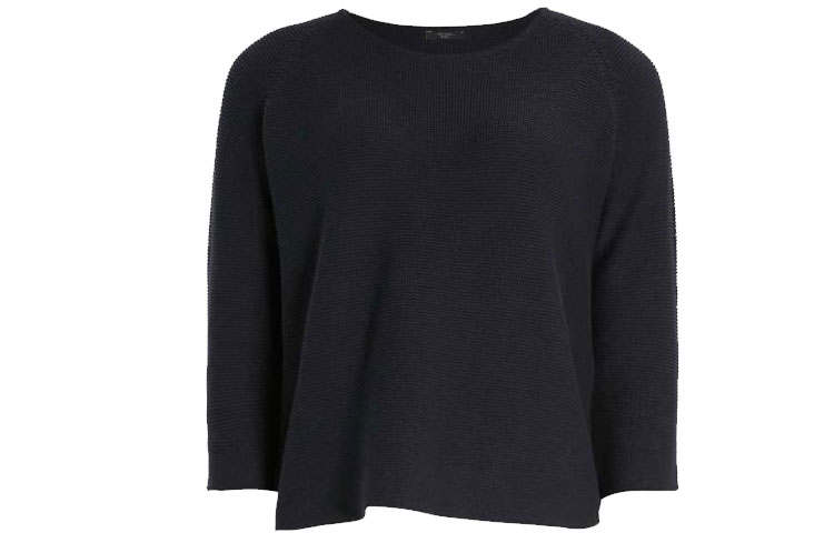 WEEKEND MaxMara 100% Cotton Loose Fit Knitwear Women's Blue