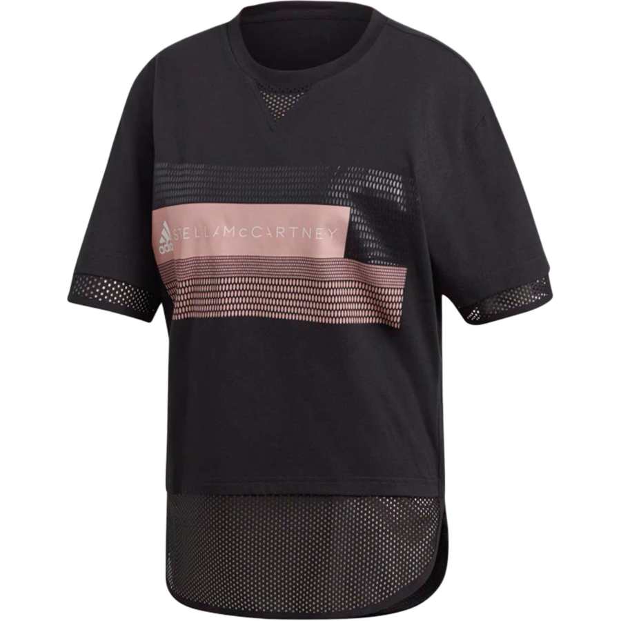 Adidas Adidas T Shirts Women's Black Crew Neck Moderate Straight Fit