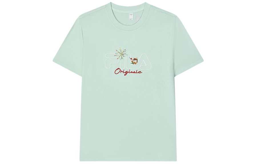 FILA SS24 T Shirt Women's Mystic Cyan