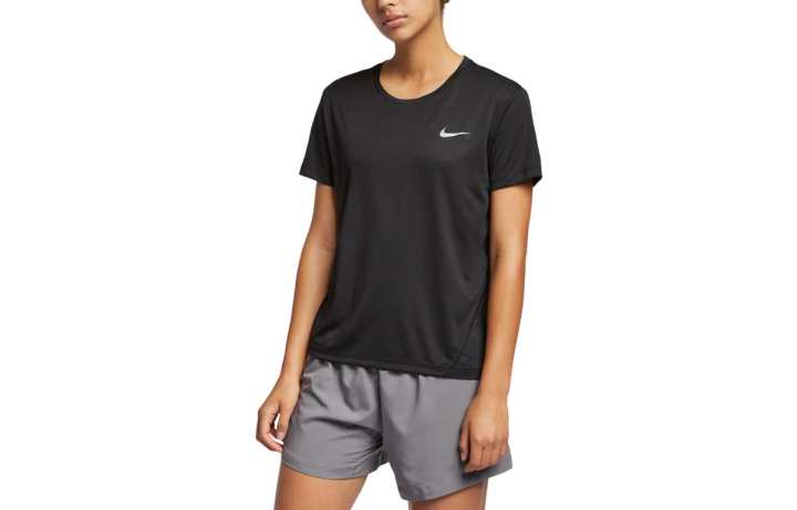 Nike Nike Drop Shoulder Sleeve T Shirt Women's Black