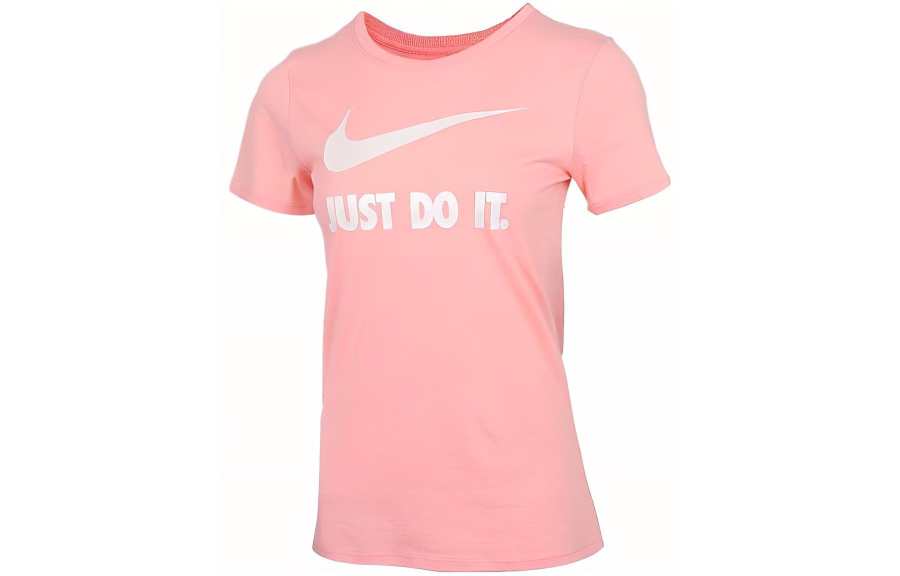 Nike Nike T Shirts Women's Lotus Color Crew Neck Moderate Straight Fit