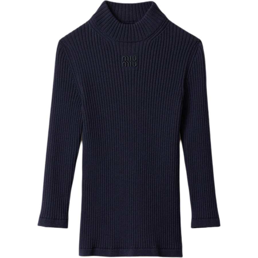 MIU MIU Sweater Women's Marine Blue