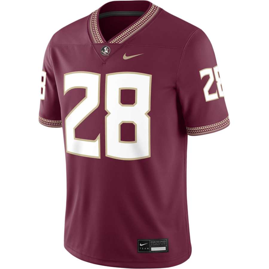 Nike Nike Warrick Dunn Florida State Seminoles Men's Nike Dri FIT College Game Jersey