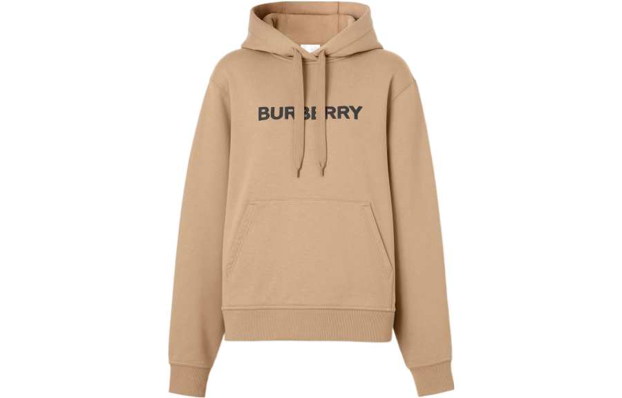 Burberry Burberry Logo Printed Drawstring Hoodie