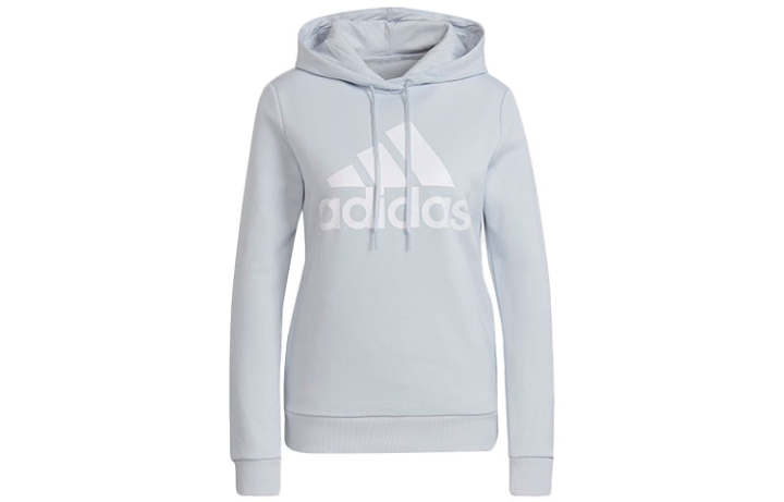Adidas Adidas Sweatshirts Women's Light Blue Hooded Moderate Regular