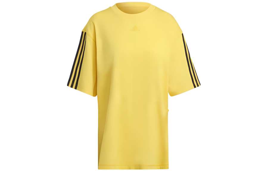 Adidas Adidas T Shirts Women's Gold Crew Neck Moderate Straight Fit