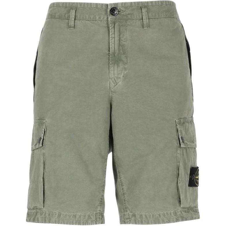 STONE ISLAND Casual Shorts Men's Green