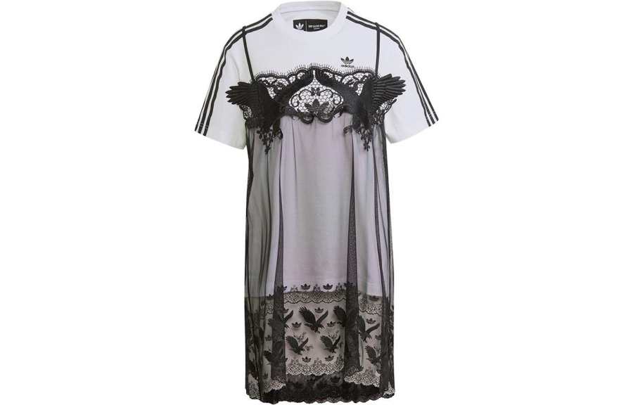 Adidas Adidas Lace T-shirt Dress White