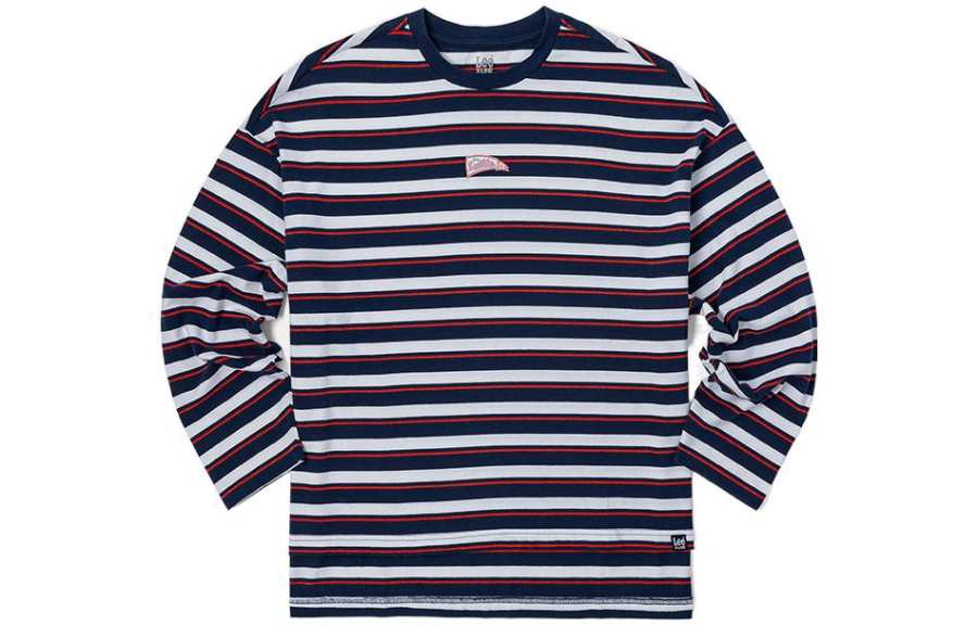 Lee T Shirts Women's Marine Blue Crew Neck Moderate