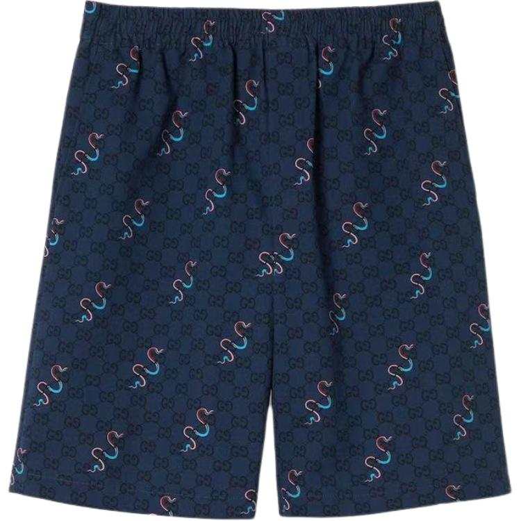 GUCCI SS25 Casual Shorts Men's Blue