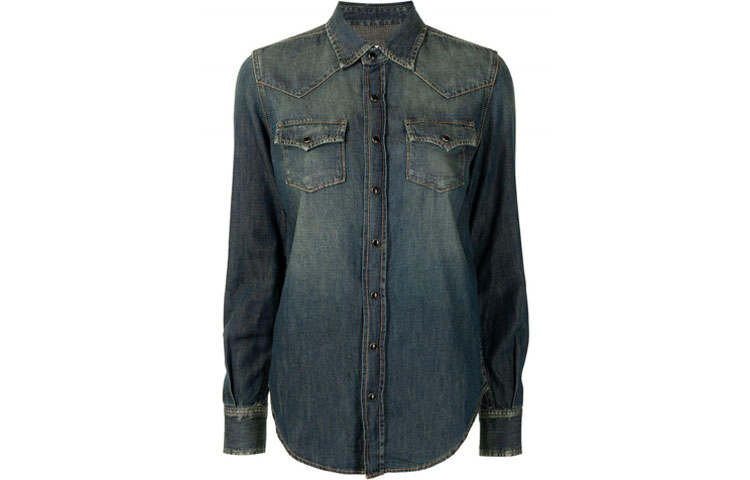SAINT LAURENT denim shirt