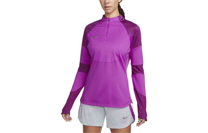 Nike Nike T Shirts Women's Purple Pink Stand Collar Moderate Straight Fit