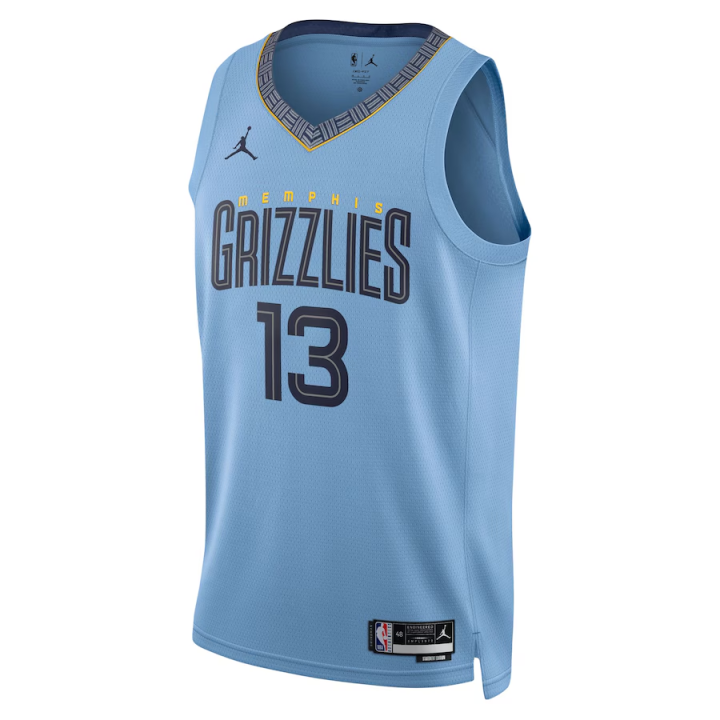 Jordan Jordan Jaren Jackson Jr Swingman Basketball Jersey Unisex Light Blue