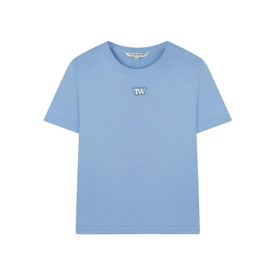 Teenie Weenie T Shirts Women's Crew Neck Moderate Straight Fit