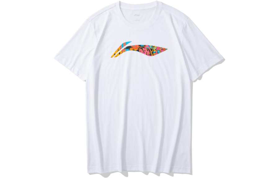 Li-Ning Li Ning Sports Fashion Collection Drop Shoulder Sleeve T Shirt Women's White