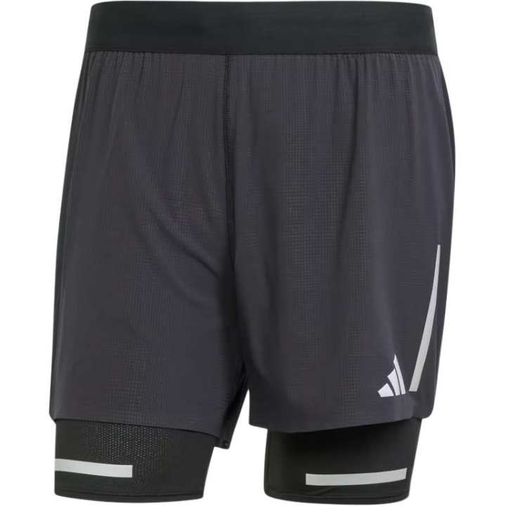 Adidas Adidas Free Shipping With AdiClub Ultimate Running Reflective 2 in 1 Shorts