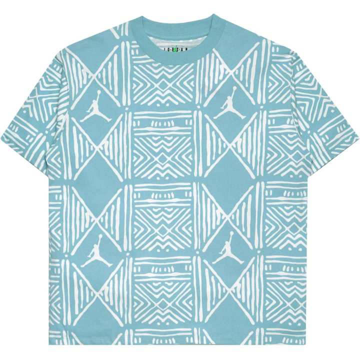 Jordan Jordan Drop Shoulder Sleeve T Shirt Women's Cyan
