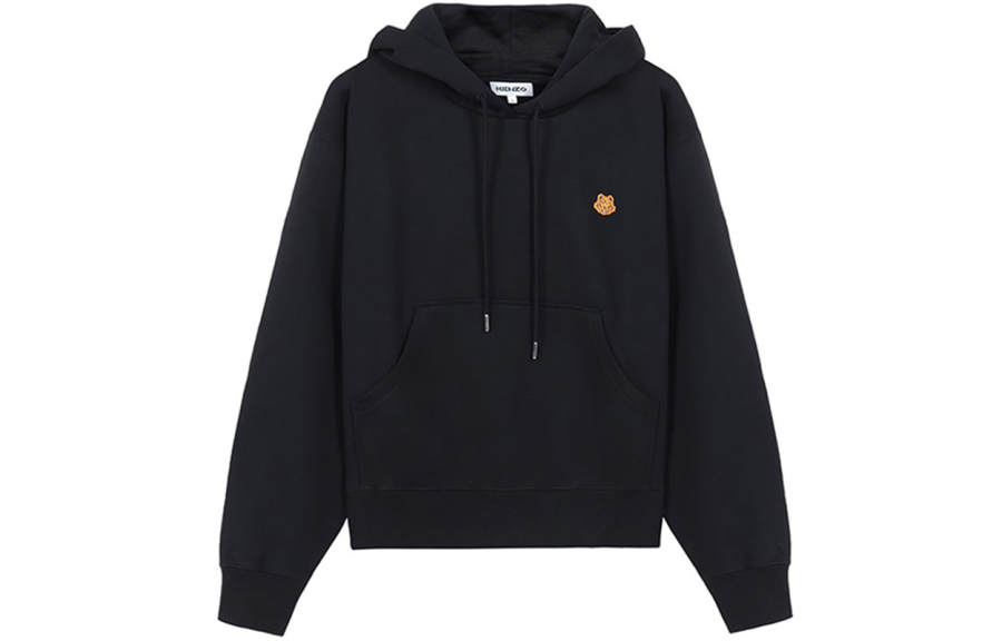 KENZO KENZO Tiger Crest Embroidered Drawstring Hoodie