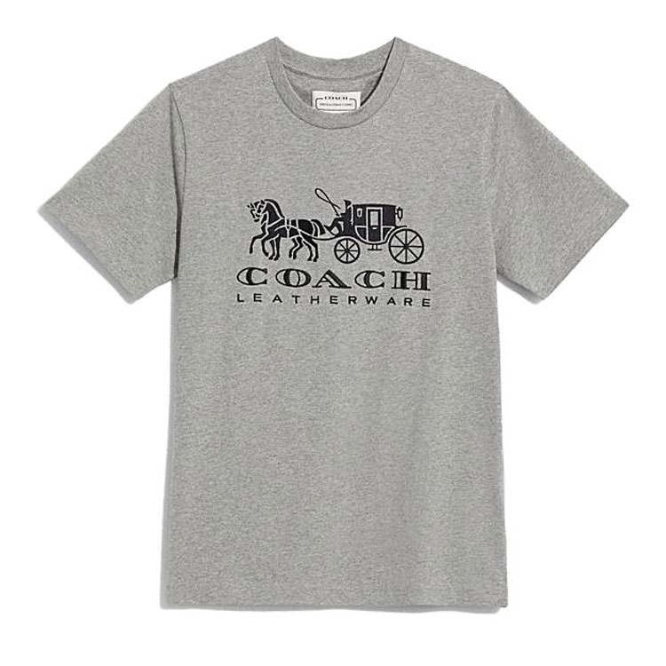 COACH T Shirts Women's Crew Neck Moderate Straight Fit