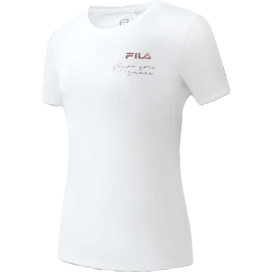 FILA Latte Girl 3.0 Set in Sleeve T Shirt Women's Jade White