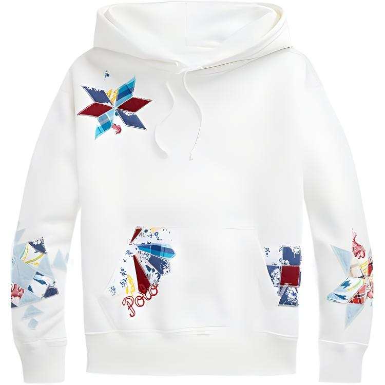 Polo Ralph Lauren SS22 Sweatshirt Loose Fit Women's White