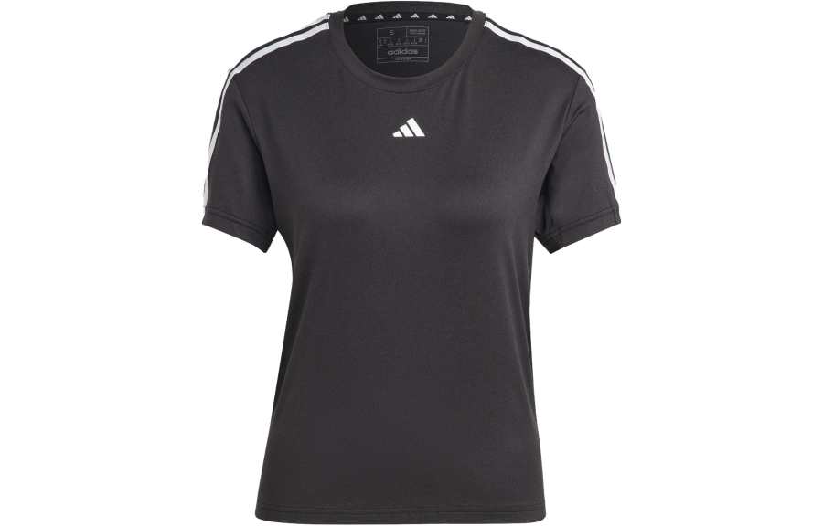 Adidas Adidas T Shirts Women's Black Crew Neck Moderate Straight Fit