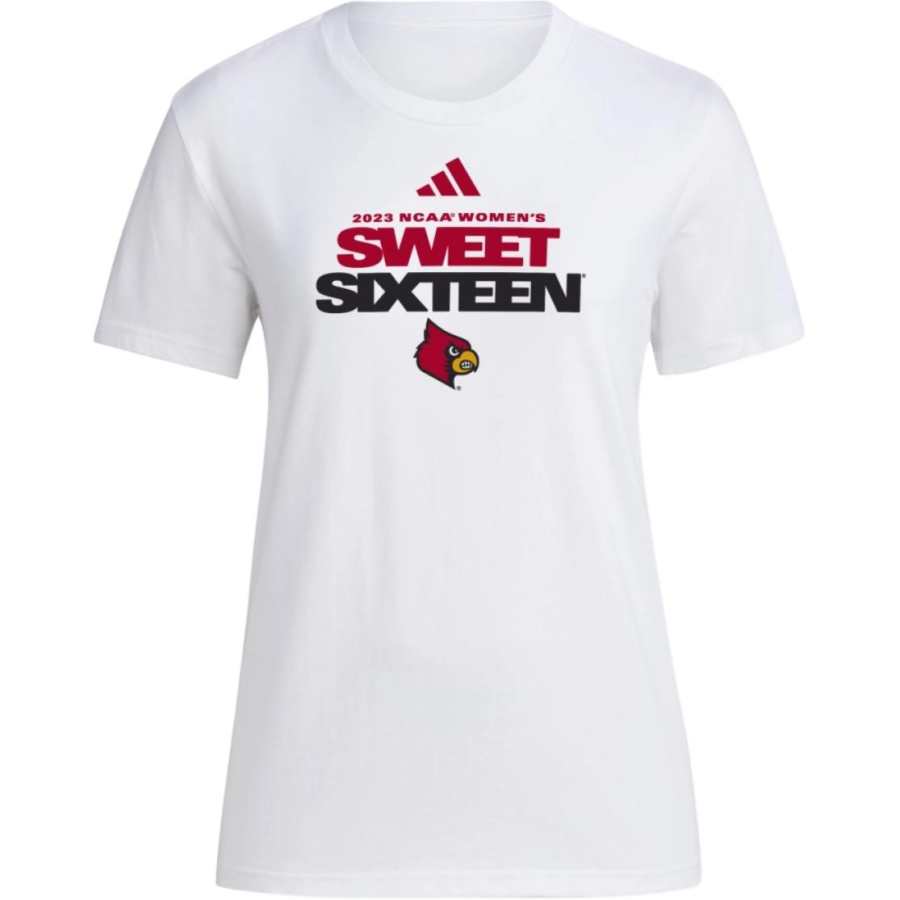 Adidas Adidas T Shirts Women's White Crew Neck Moderate Straight Fit