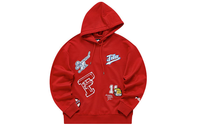 FILA FUSION BASEBALL Sweatshirts Women's Red Hooded Moderate Other