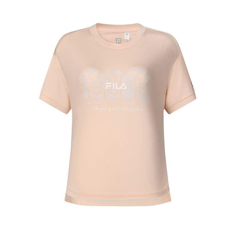 FILA T Shirt Women's Orange Pink