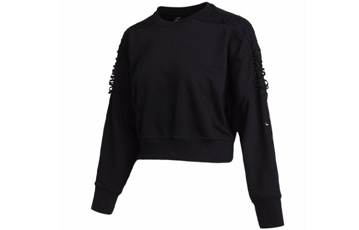Nike Nike Sweatshirts Women's Black Crew Neck Moderate Regular