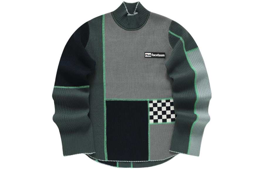 FILA FUSION x FACETASM Collaboration Sweater Women's Modern Gray
