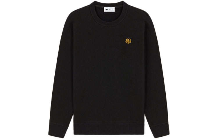 KENZO Sweatshirts Women's Black Crew Neck Moderate Regular