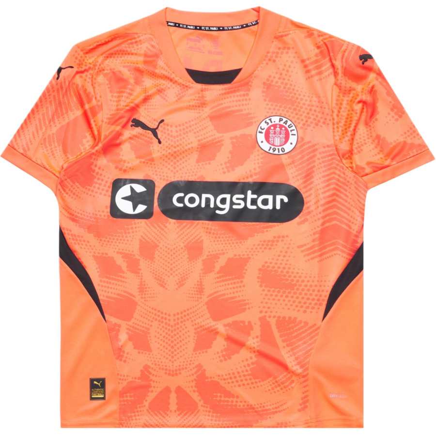 PUMA FC St. PauliDRYCELL FW24 GK Jersey Soccer Jersey Men's Orange