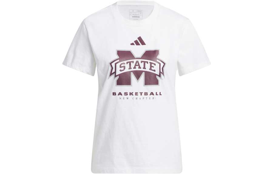 Adidas Adidas T Shirts Women's White Crew Neck Moderate Straight Fit