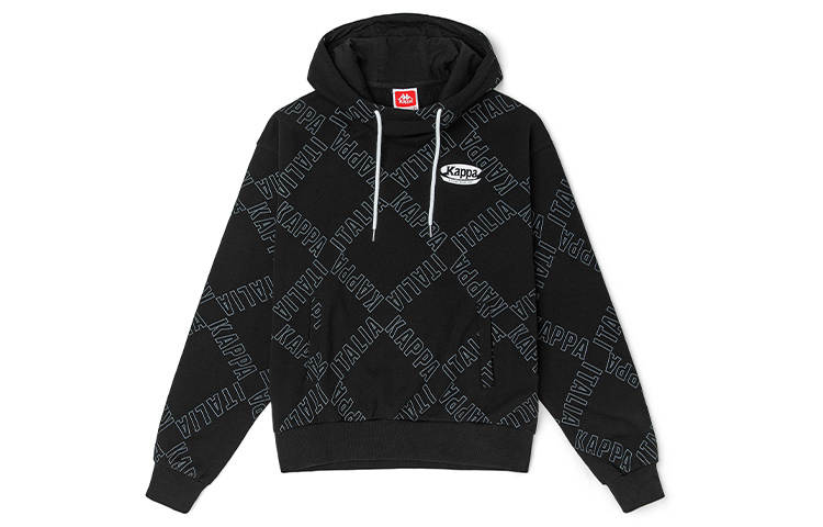 Kappa Hooded Sweatshirt Fall Spring Winter Women's