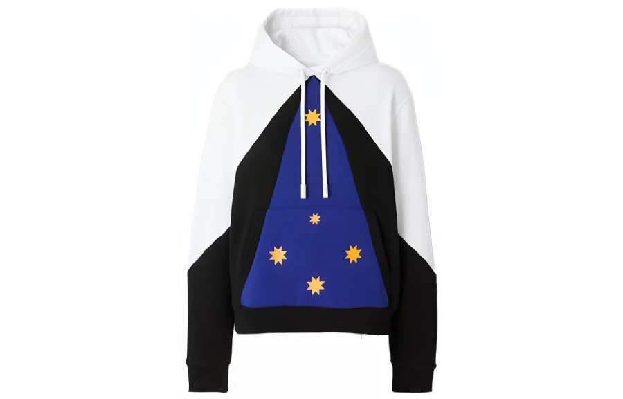 Burberry Southern Cross Graphic Hoodie Blue/White