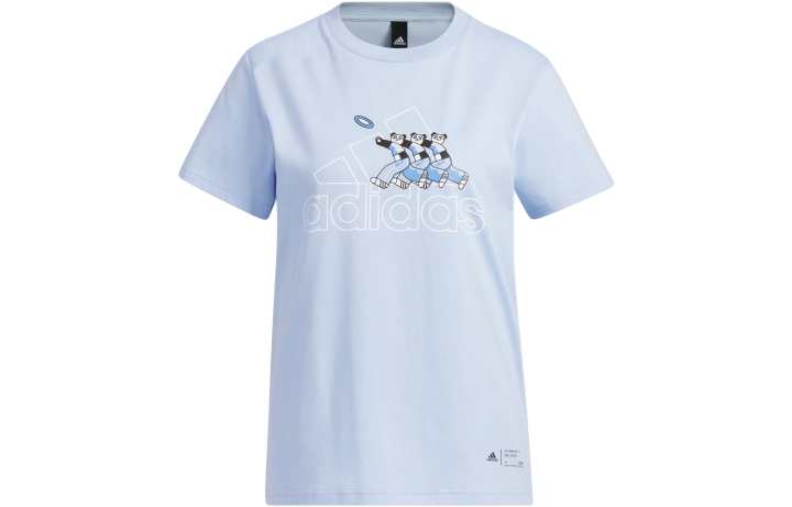 Adidas Adidas T Shirt Women's Light Pink Blue