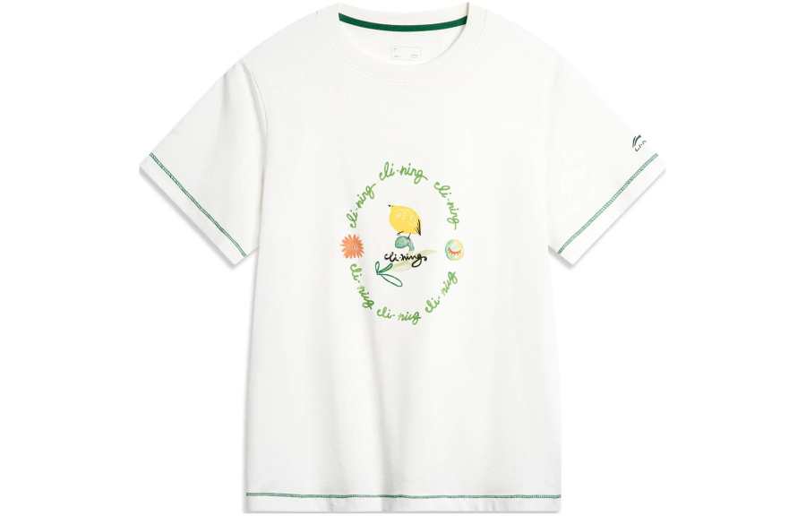 Li-Ning Li Ning China Culture Collection T Shirt Women's Ivory