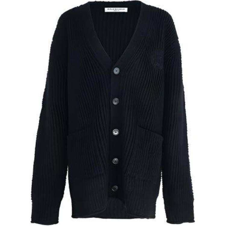 Balenciaga Oversized V-Neck Cardigan