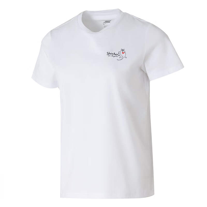 Skechers T Shirt Women's Bright White/0019