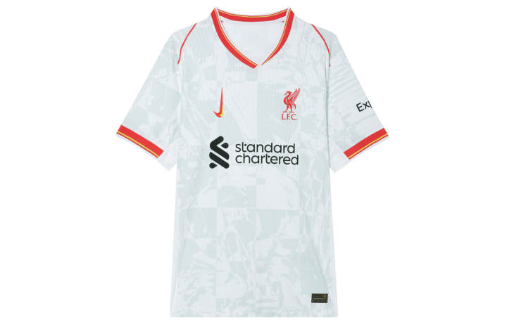 Nike Nike Liverpool Dri FIT ADV Soccer Jersey Men's White/Pure Platinum/Black/Global Red
