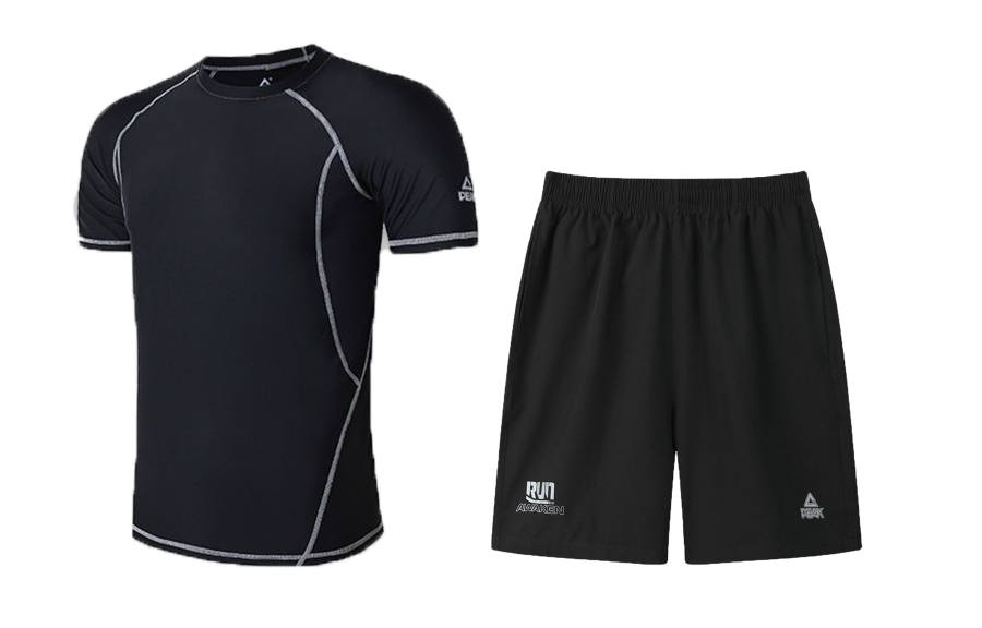PEAK Casual Sportswear Unisex Black