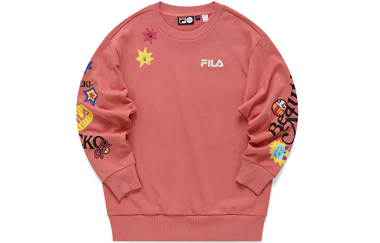 FILA FUSION Sweatshirts Women's Lantana Powder Crew Neck Moderate Cardigan