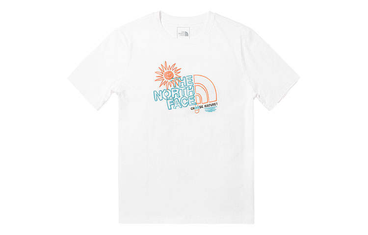 THE NORTH FACE Drop Shoulder Sleeve T Shirt Women's White